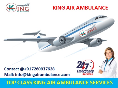 Hire Classy Air Ambulance Service in Silliguri by King